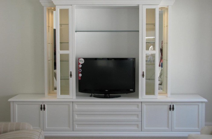 MDF Wall unit fitted with shaker style doors
